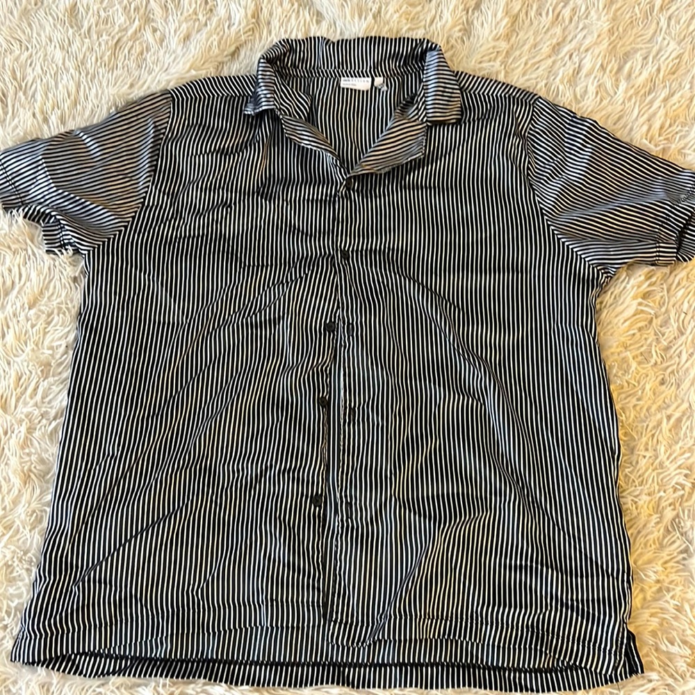 ASOS Silk Pinstripe Blouse